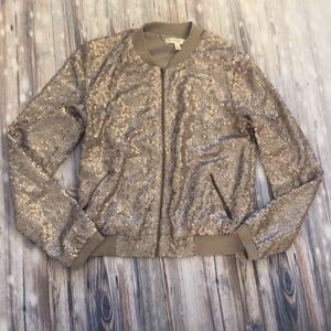 Love fire sequins jacket
